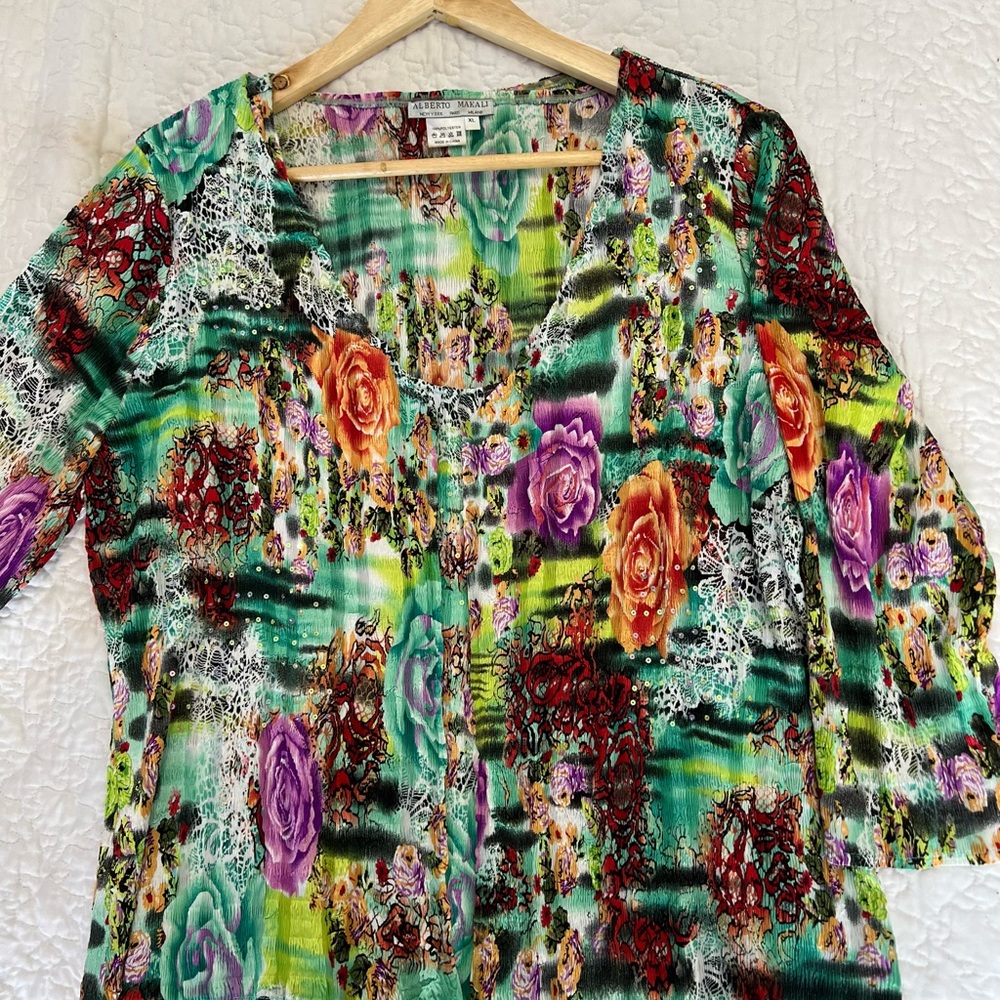 Alberto Makali 2 piece tank and cardigan XL
